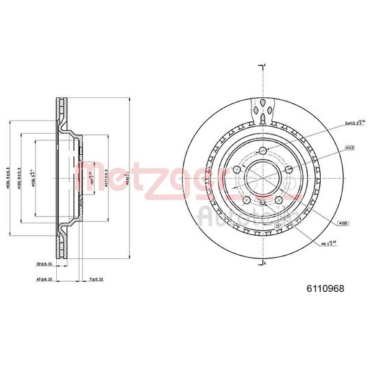 6110968 - Brake Disc 