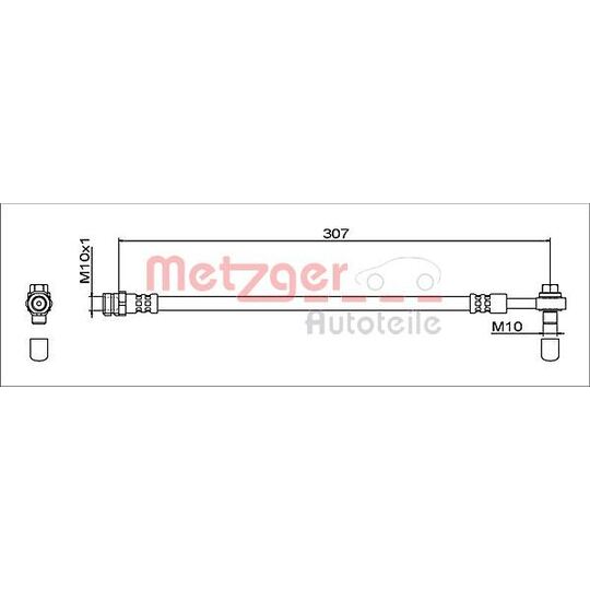 4112041 - Brake Hose 