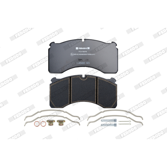 FCV1857B - Brake Pad Set, disc brake 