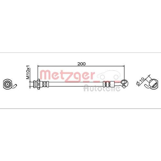 4111954 - Brake Hose 