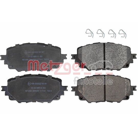 1171011 - Brake Pad Set, disc brake 