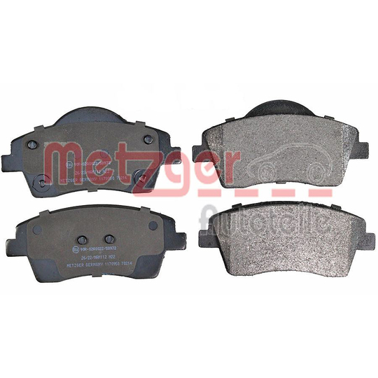 1170950 - Brake Pad Set, disc brake 