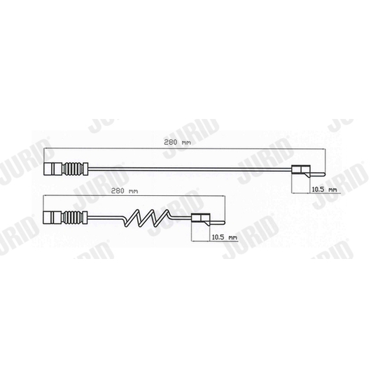 FAI107 - Warning Contact, brake pad wear 