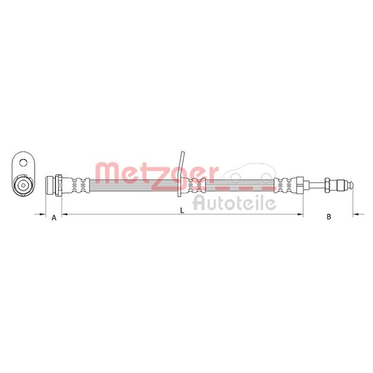 4111360 - Brake Hose 