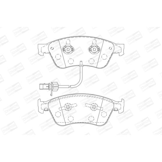 573207CH - Brake Pad Set, disc brake 