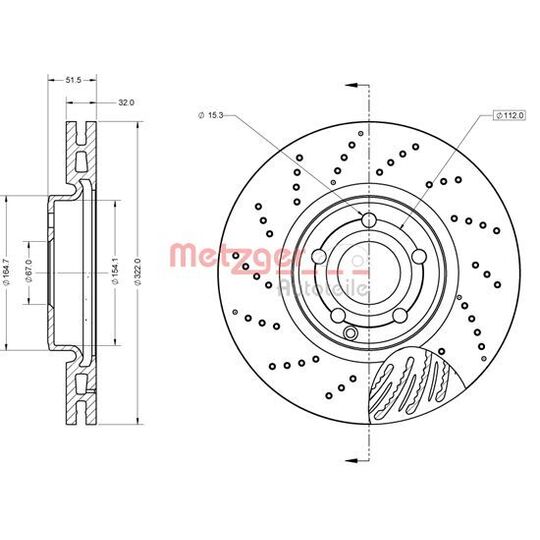 6110867 - Brake Disc 