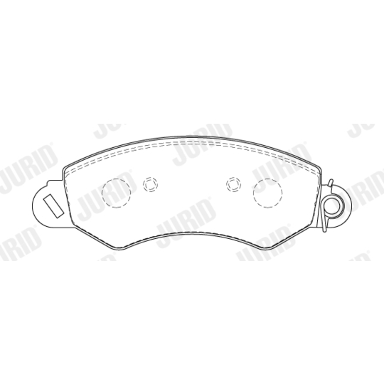 573925J - Brake Pad Set, disc brake 