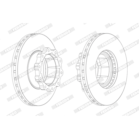 FCR120A - Brake Disc 