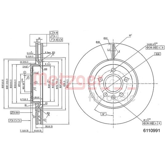 6110991 - Brake Disc 