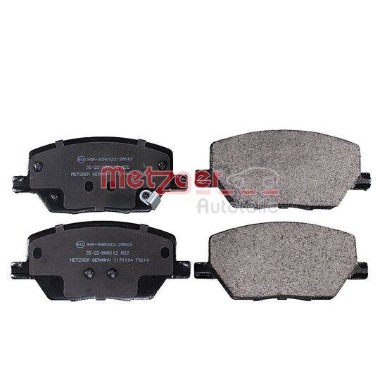 1171004 - Brake Pad Set, disc brake 