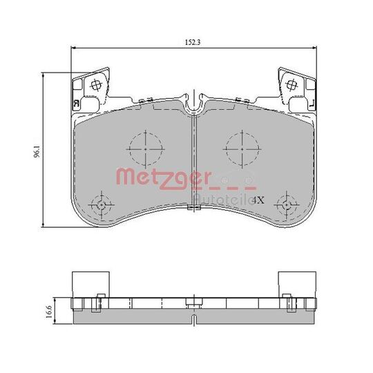 1170947 - Brake Pad Set, disc brake 