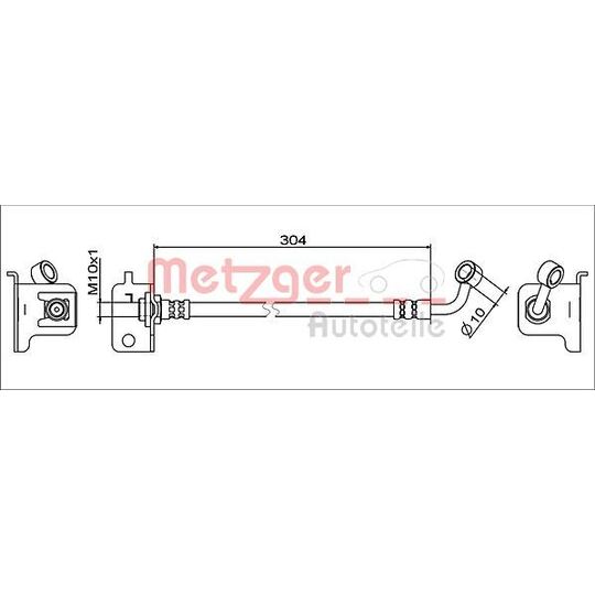 4111567 - Brake Hose 