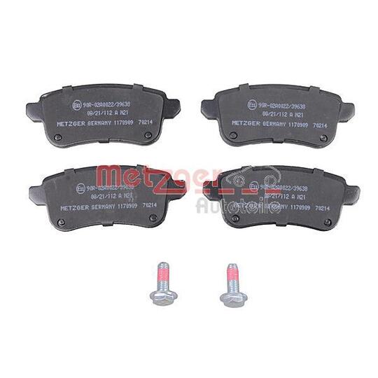 1170909 - Brake Pad Set, disc brake 