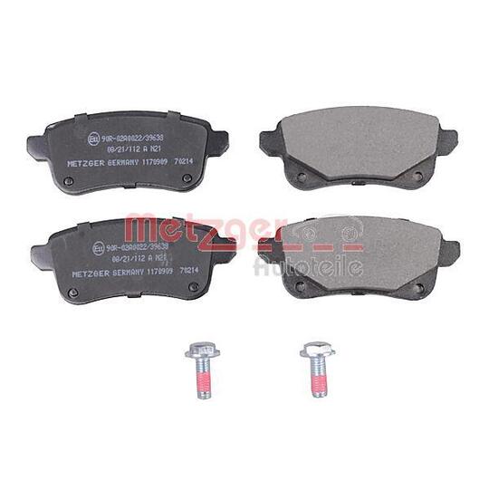 1170909 - Brake Pad Set, disc brake 