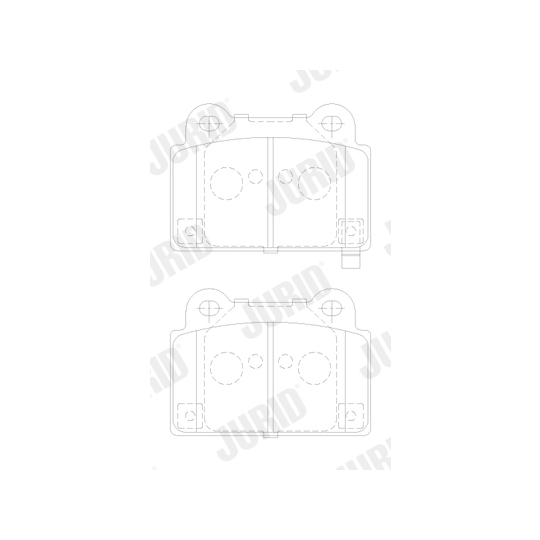 573998J - Brake Pad Set, disc brake 