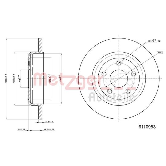 6110983 - Brake Disc 