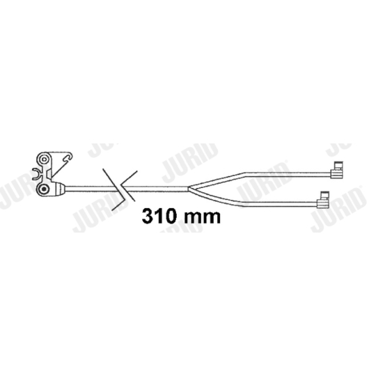 FAI160 - Warning Contact, brake pad wear 