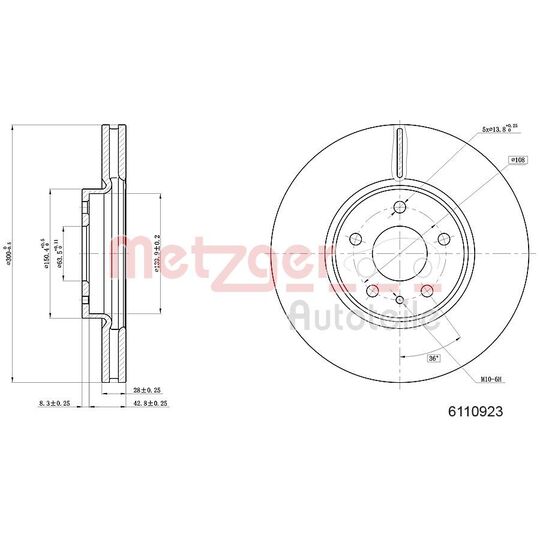 6110923 - Brake Disc 