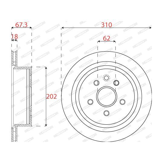 DDF1878C - Brake Disc 