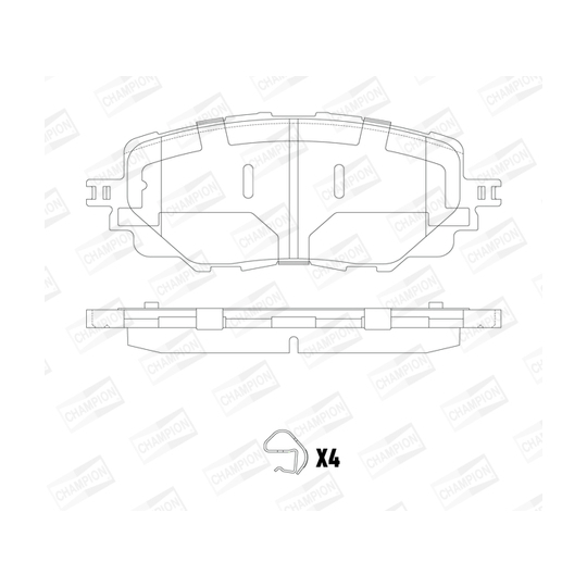 573677CH - Brake Pad Set, disc brake 