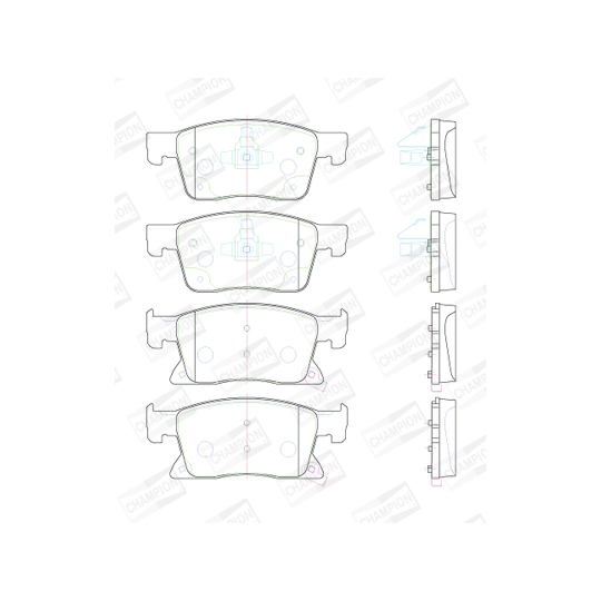 573702CH - Brake Pad Set, disc brake 