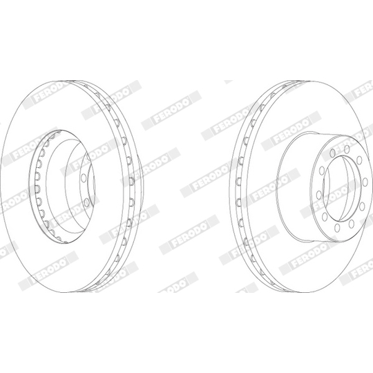 FCR286A - Brake Disc 