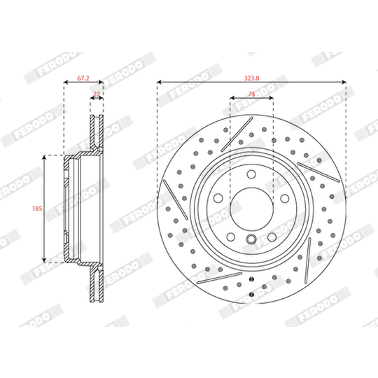 DDF2032C - Brake Disc 