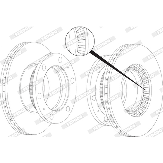 FCR264A - Brake Disc 
