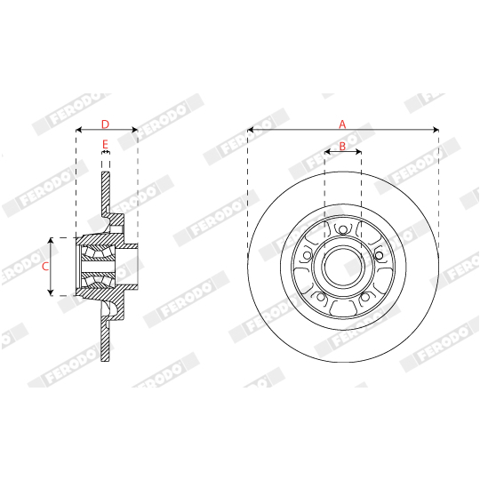 DDF1796 - Brake Disc 