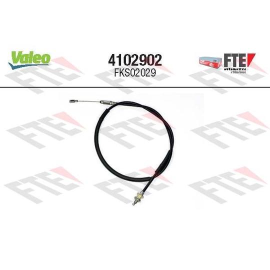 4102902 - Cable Pull, clutch control 