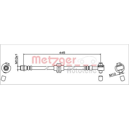 4111952 - Brake Hose 