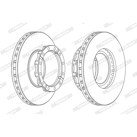 FCR254A - Brake Disc 