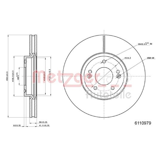 6110979 - Brake Disc 