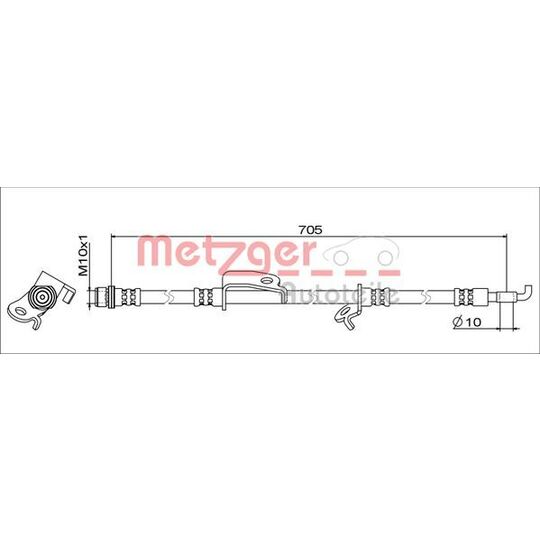 4111519 - Brake Hose 