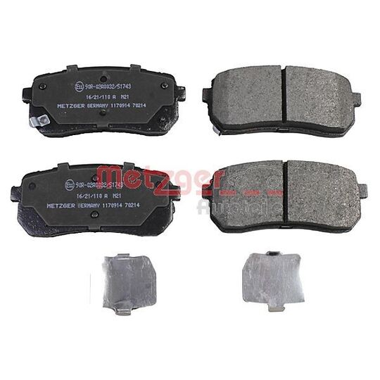 1170914 - Brake Pad Set, disc brake 