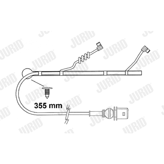 FAI163 - Kulumisenilmaisin, jarrupala 