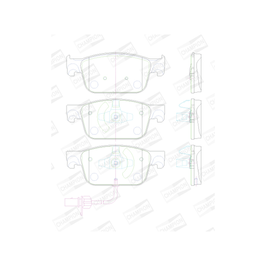 573675CH - Brake Pad Set, disc brake 