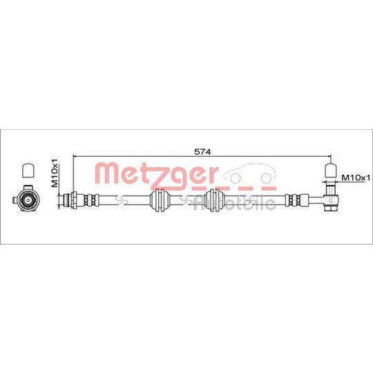 4111755 - Brake Hose 