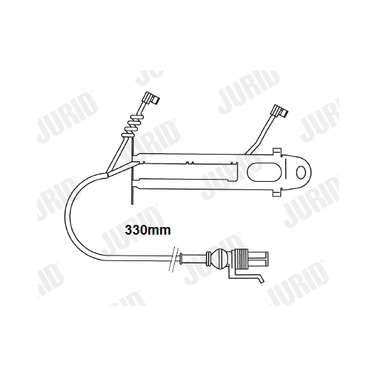 FAI152 - Warning Contact, brake pad wear 