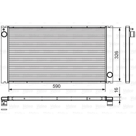 735481 - Radiaator, mootorijahutus 