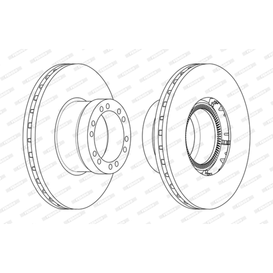 FCR350A - Brake Disc 