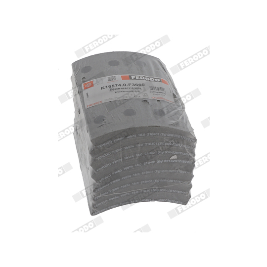 K19574.0-F3660 - Brake Lining Kit, drum brake 