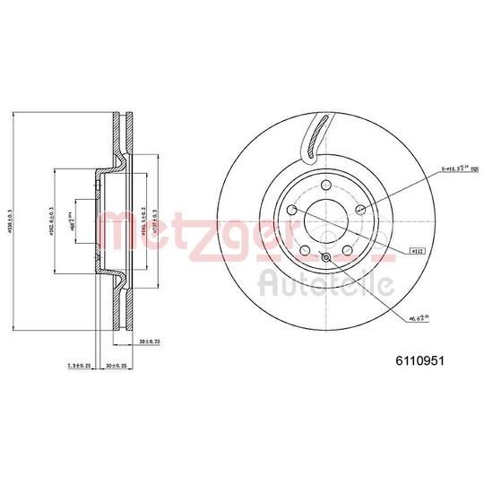 6110951 - Brake Disc 