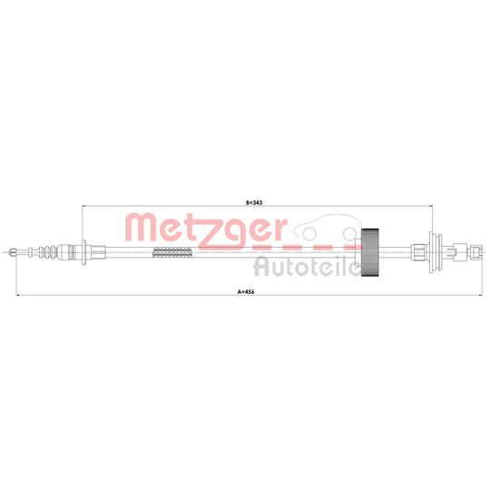 1E.ME002 - Cable, parking brake 