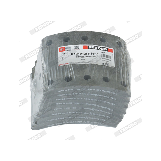 K19191.0-F3660 - Brake Lining Kit, drum brake 