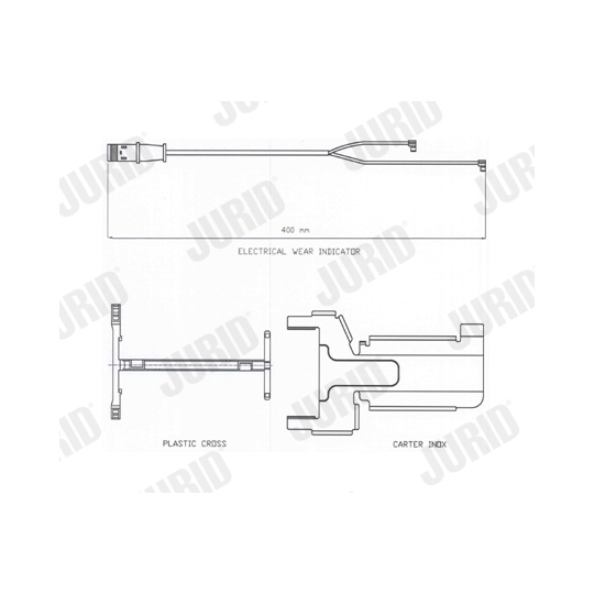 FAI132 - Warning Contact, brake pad wear 