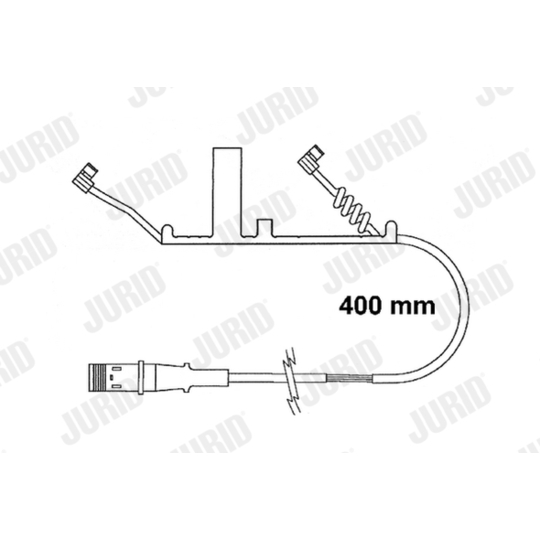 FAI162 - Warning Contact, brake pad wear 