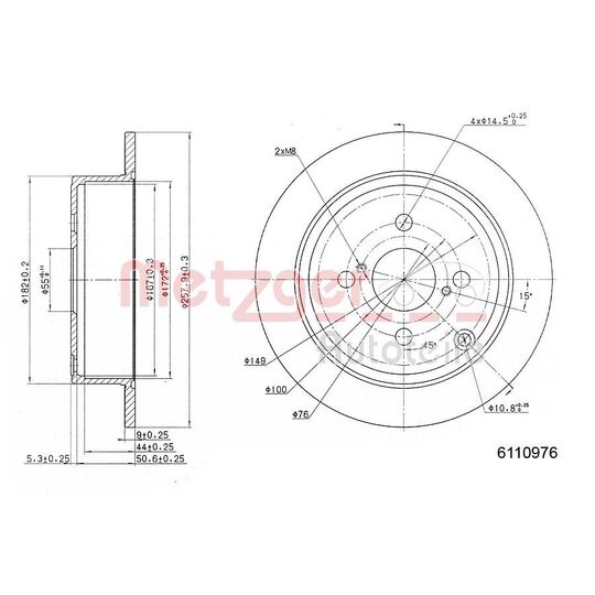 6110976 - Brake Disc 