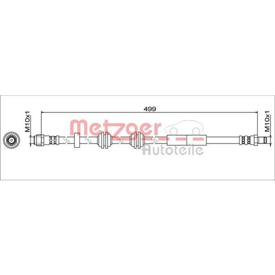 4111776 - Brake Hose 