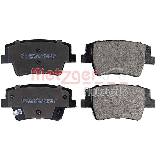 1170954 - Brake Pad Set, disc brake 